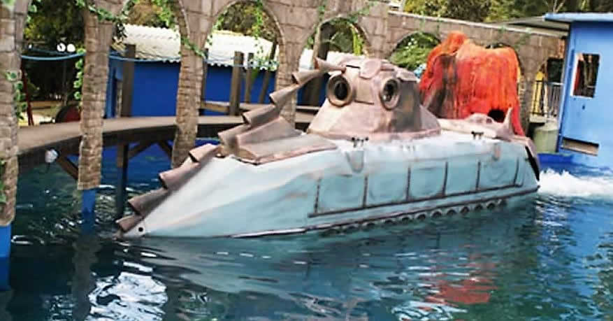 Submarino da Cidade da Criança, em São Bernardo.