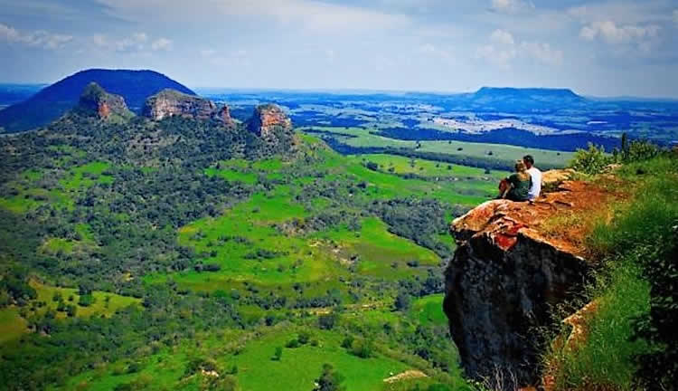 Vistas deslumbrantes em Botucatu.