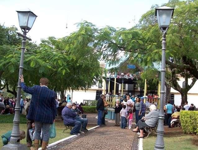 Coreto de 1898, em Santana de Parnaíba (SP)  Foto Miguel Schincariol.