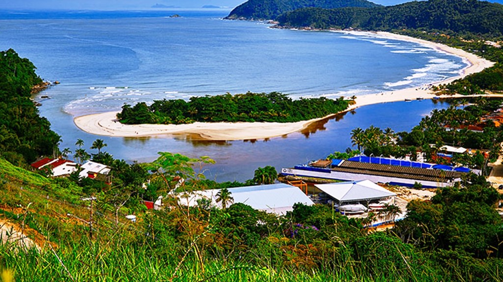 Barra do Una, em São Sebastião (SP).