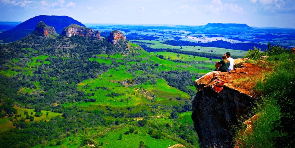 Botucatu, terra da Cuesta.  Foto Koleydos.