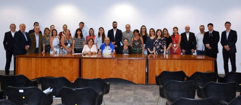 Conselho Estadual de Turismo em reunião antes da pandemia.