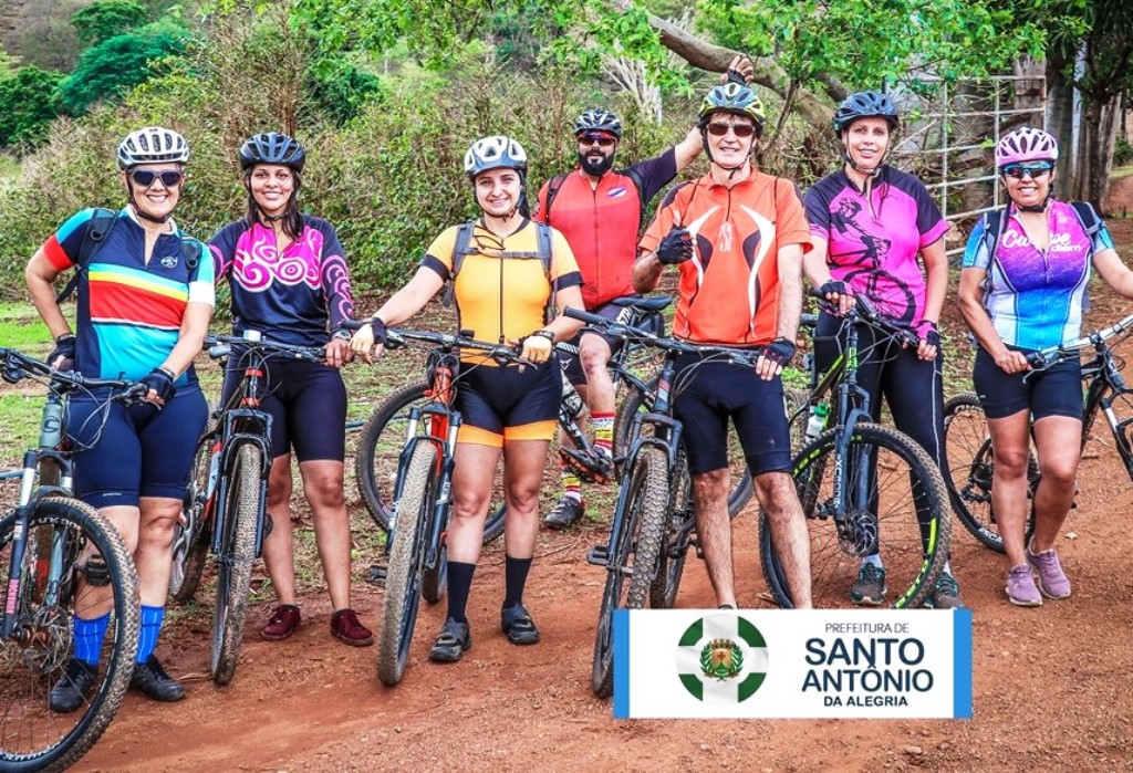 O ciclismo impera em Santo Antônio da Alegria SP