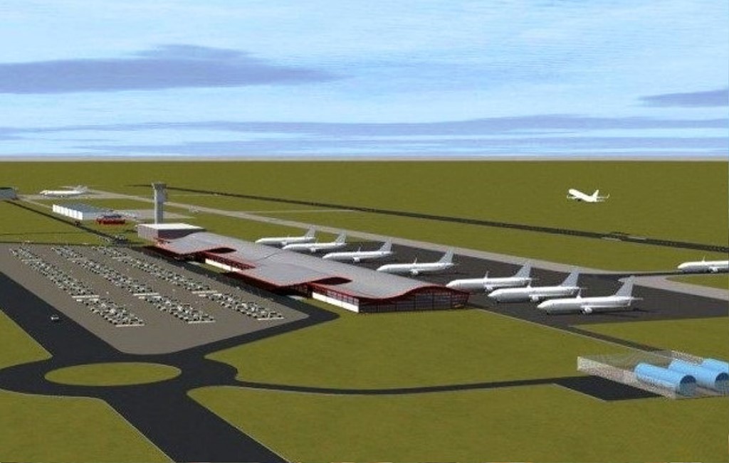 Projeto do Aeroporto de Olímpia. Foto Prefeitura de Olímpia.