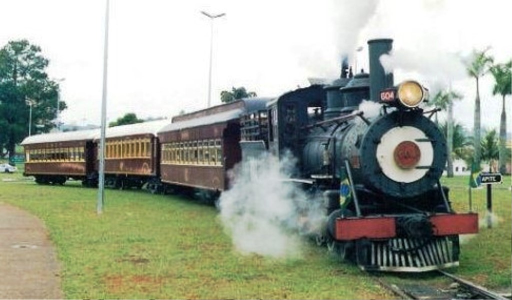 Trem turístico de Jaguariúna, um bom passeio.
