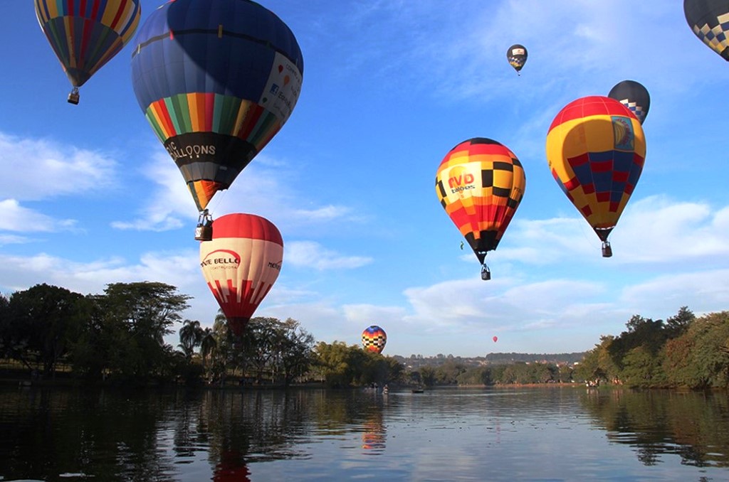 Balonismo em Araçoiaba da Serra (SP). 
