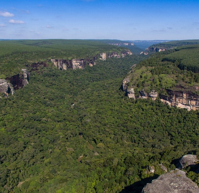 Cânion Pirituba, em Itapeva (SP). 