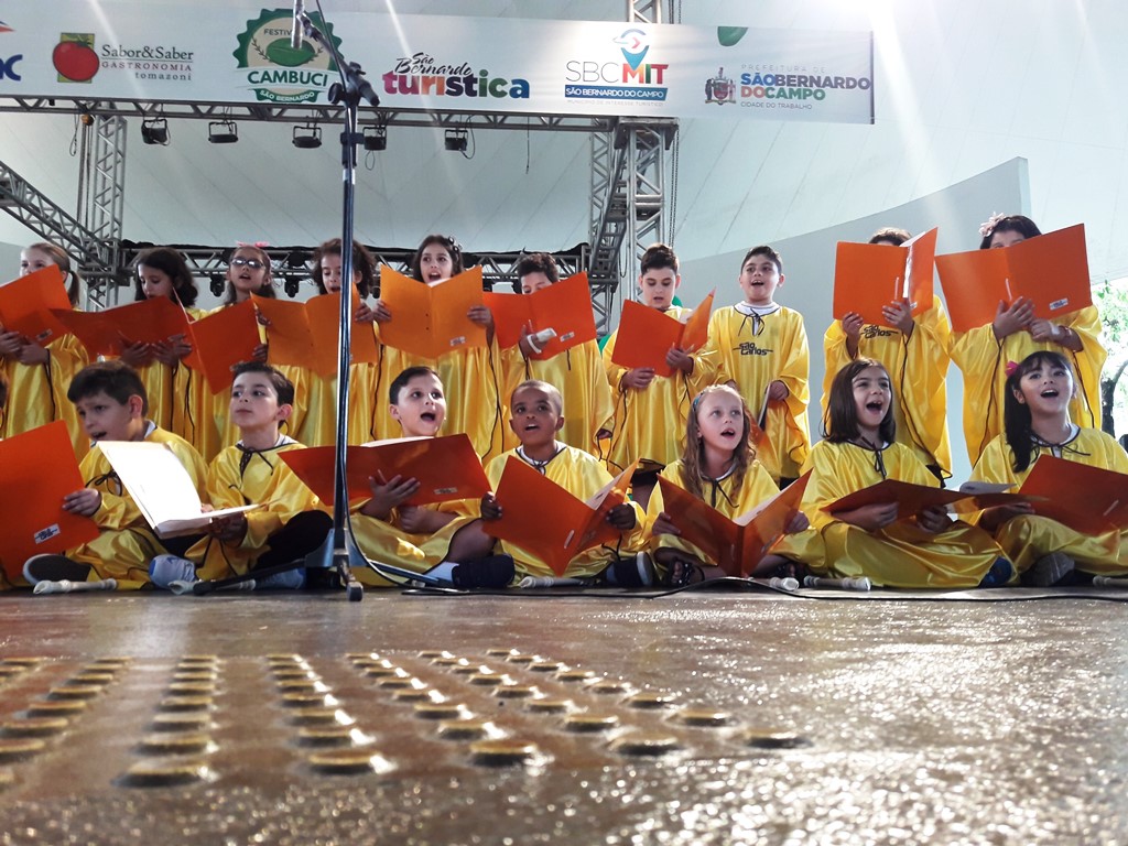 Coral Infantil vai se exibir no Festival do Cambuci.