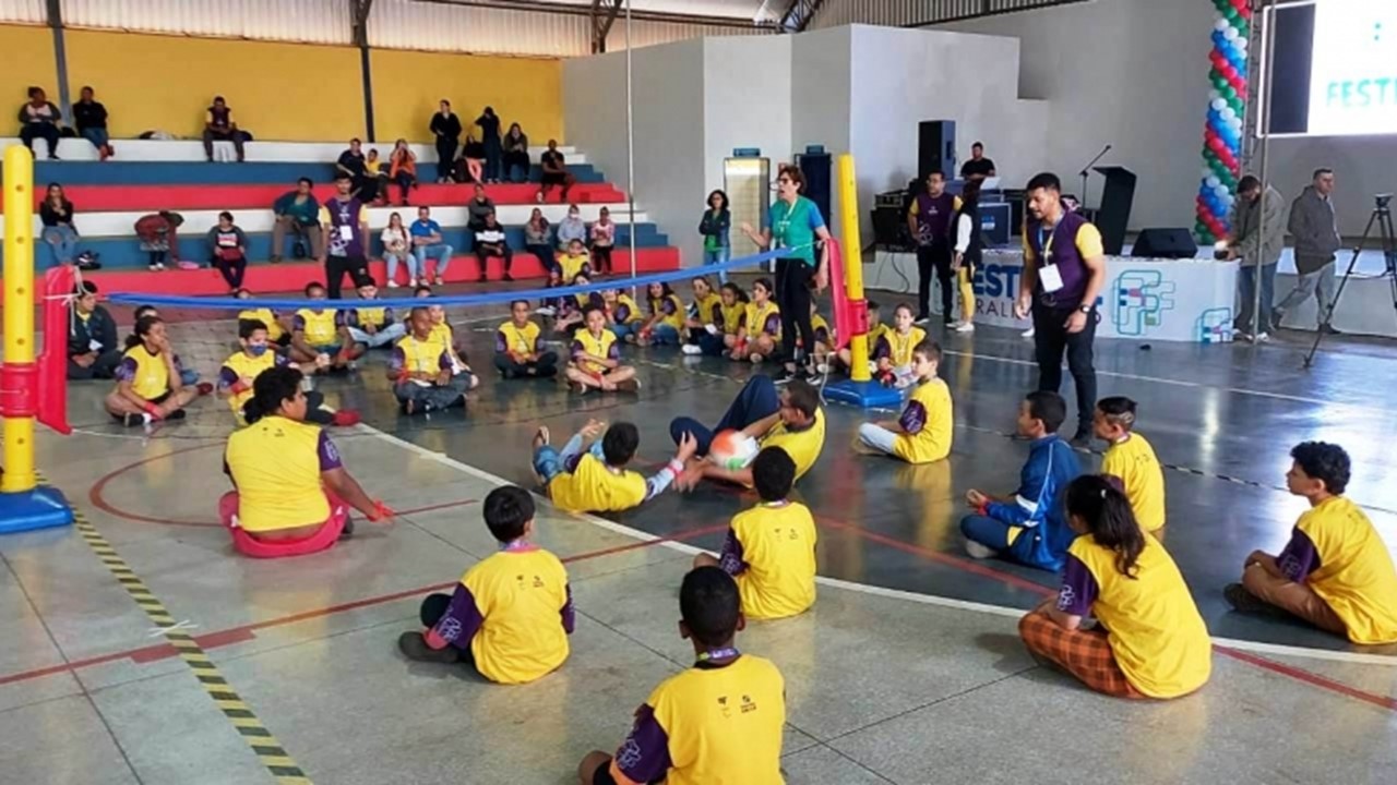 Festival Paraolímpico em Penápolis (SP). Foto da Prefeitura.