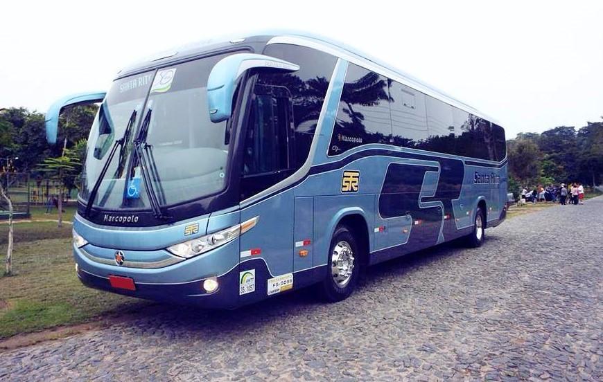 Ônibus de Turismo da Santa Rita. 