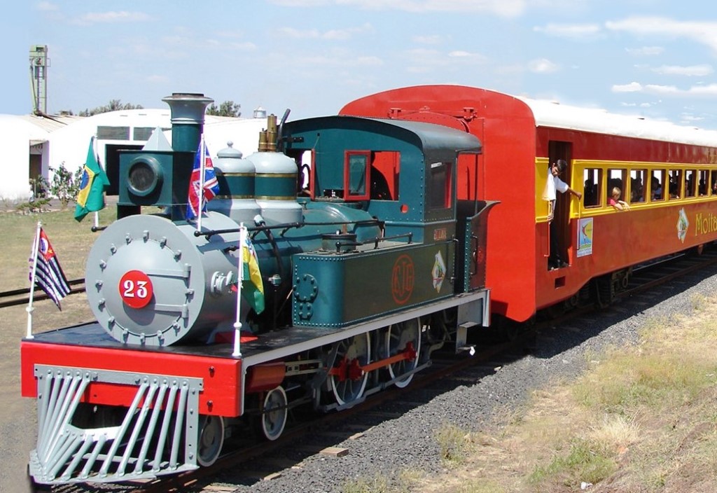 Trem Turístico Moita Bonita, em Paraguaçu Paulista.