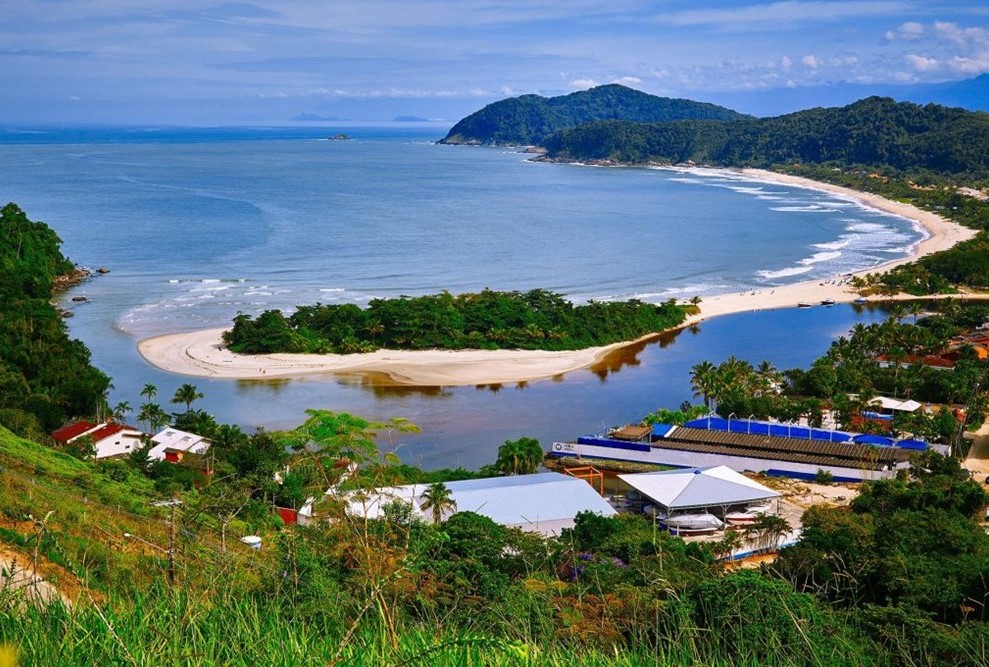 Barra do Una, em São Sebastião.  foto Alf Ribeiro.