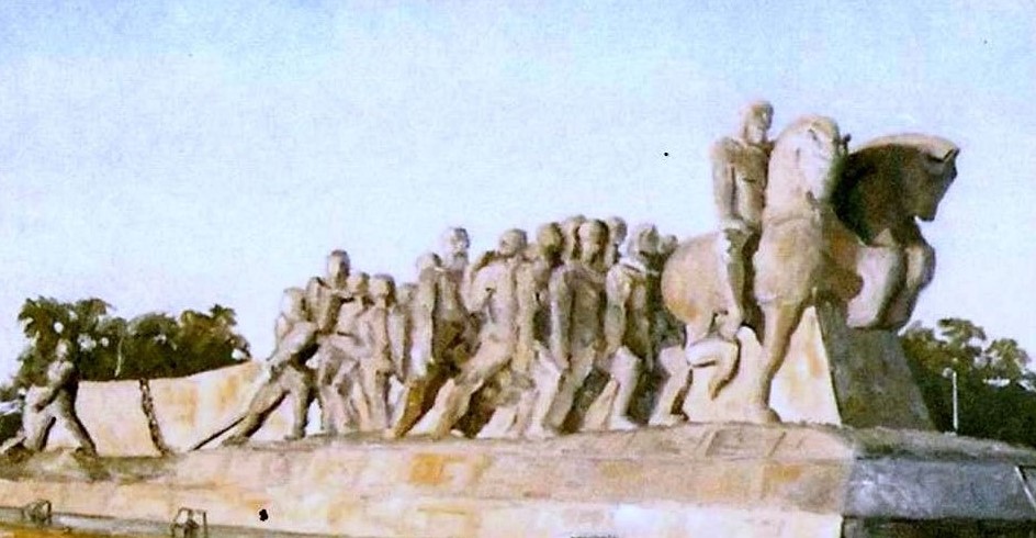 Monumento às Bandeiras, Ibirapuera, São Paulo. 