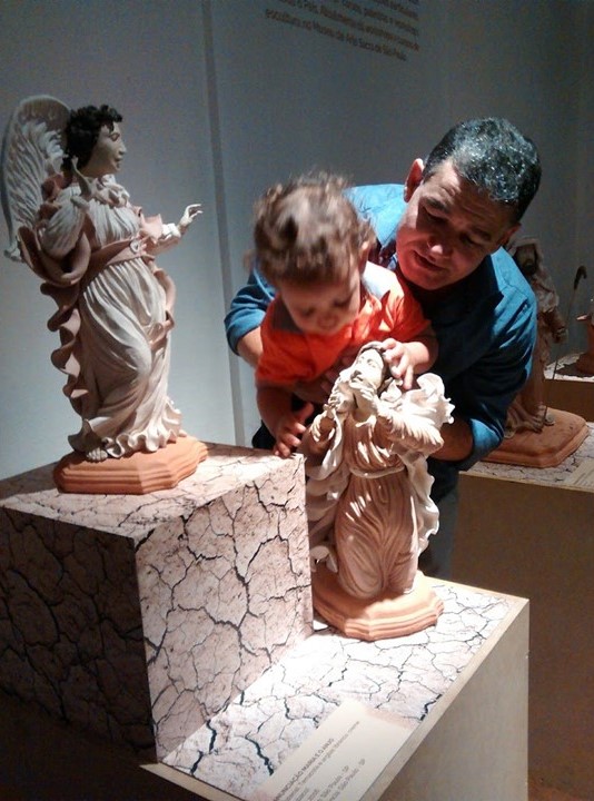 O museu santista tem obras primas. Foto Wandecok Cavalcanti.