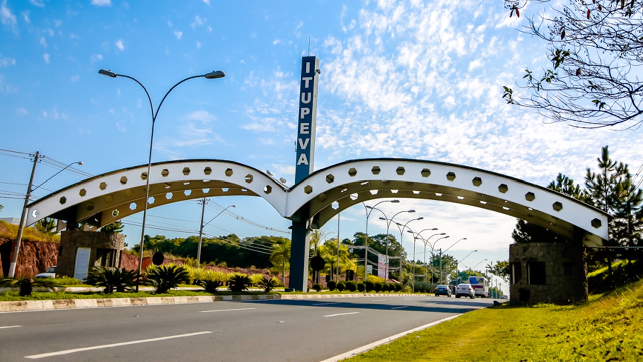 Portal de Itupeva (SP).  Foto Prefeitura.