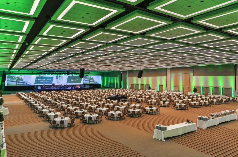 Talvez o melhor de todos, Royal Palm Campinas. 89 espaços para eventos.
