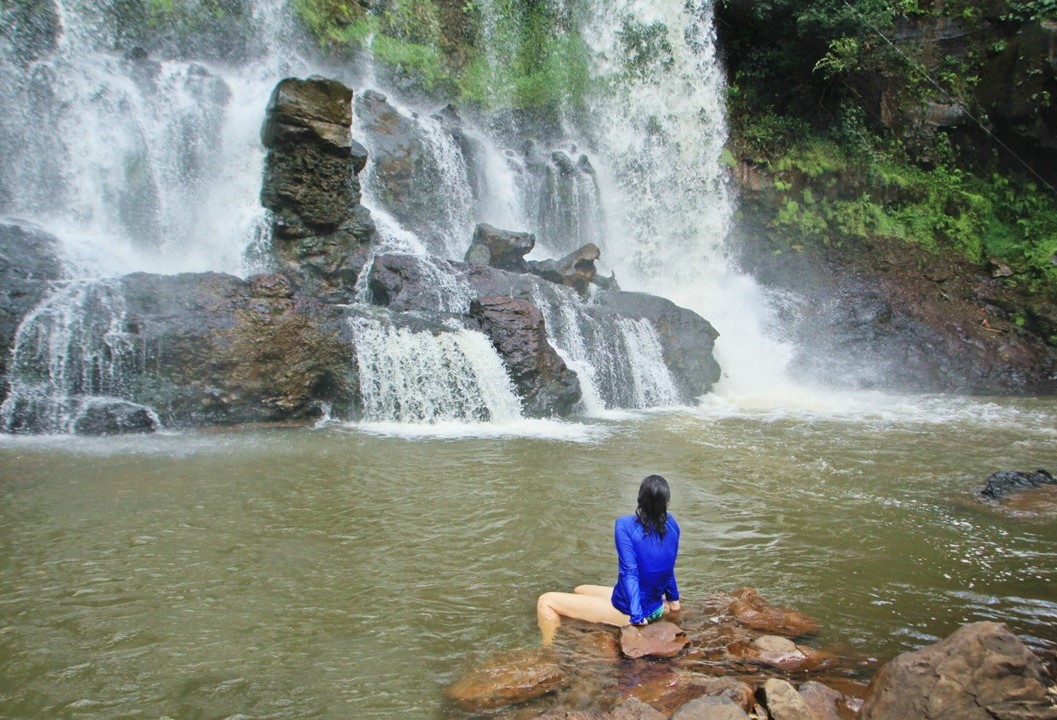 Cachoeira São Sebastião, Eco Parque Jacaré, em Brotas. Foto Prefeitura 