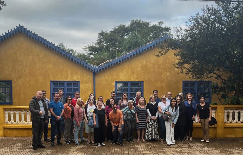 Delegação da AMITur no Museu Casa de Portinari, em Brodowski (SP). 