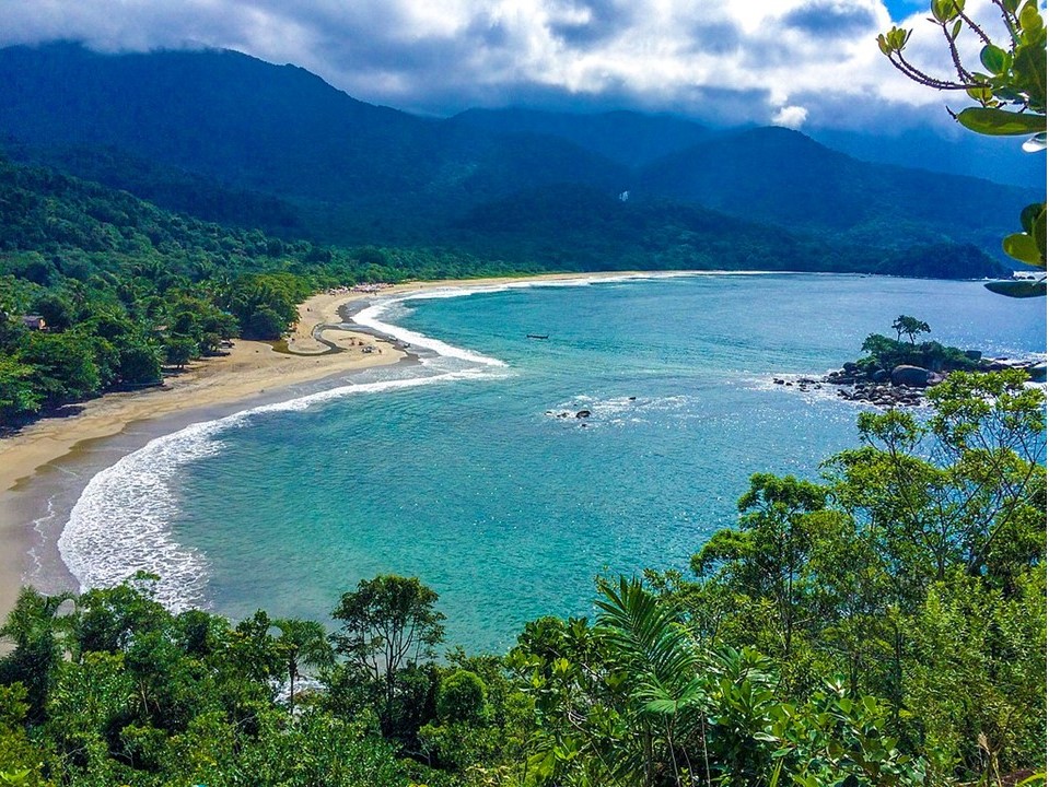 Praia de Castelhanos, em Ilhabela (SP).