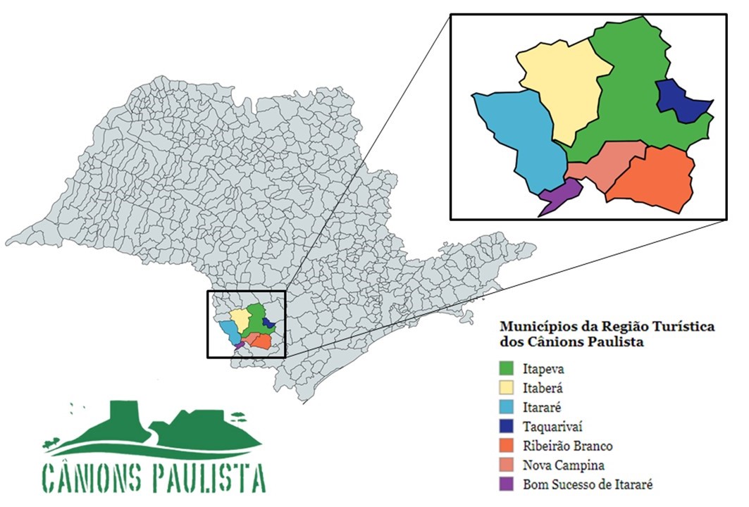 Região Turística Cânions Paulista.