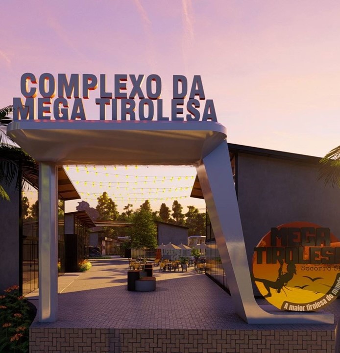 Complexo da Mega Tirolesa. Foto Prefeitura.