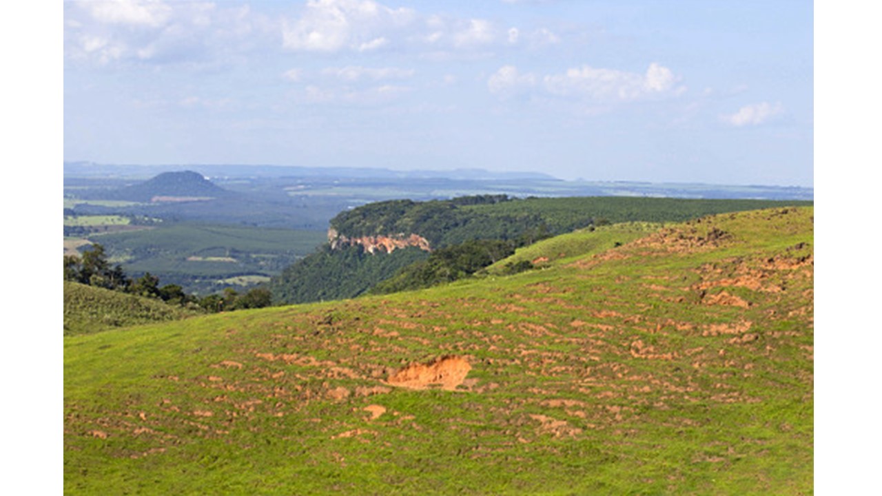 No alto da Serra do Itaqueri.  Foto Maurício Simonetti.