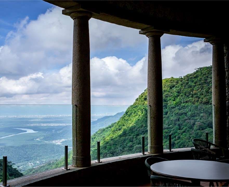 Panorama visto do Café 1922. 