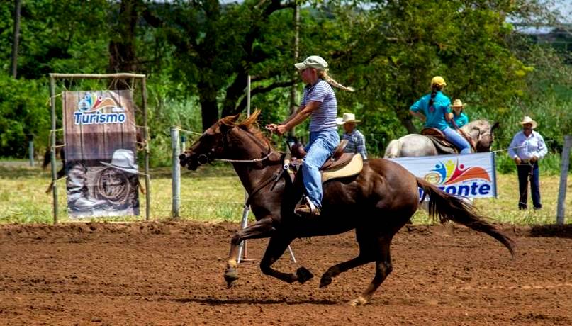 Prova dos 3 tambores, em Novo Horizonte. foto Lucas Valeo
