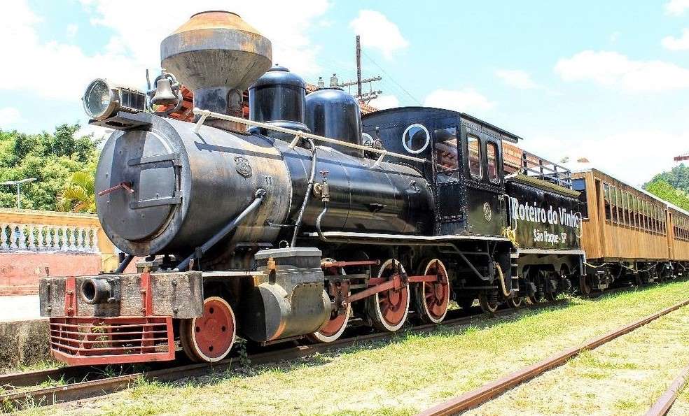 Trem Turístico para São Roque.  Foto Sandra Margaret.